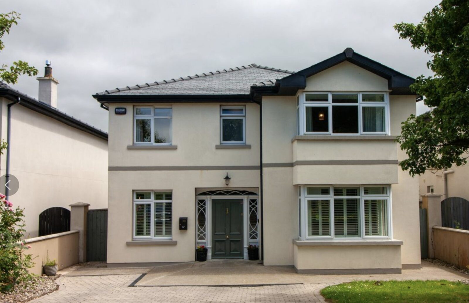 Front exterior of the property