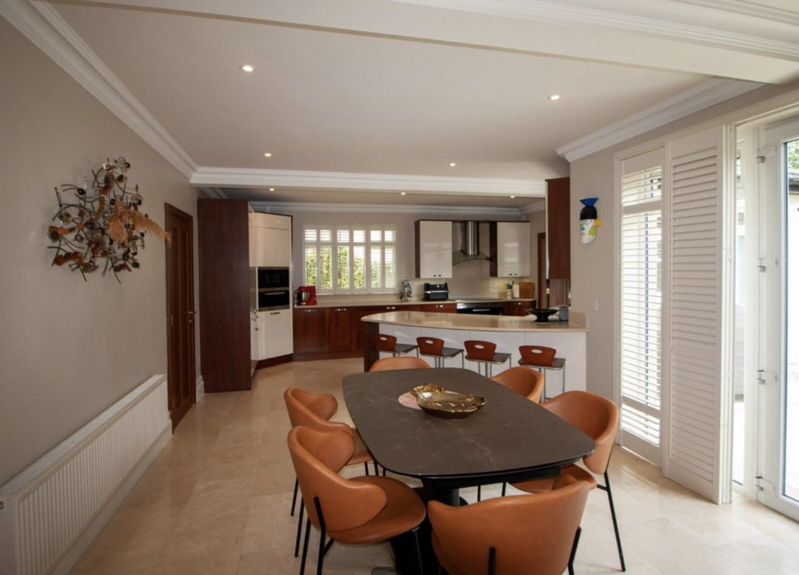 Kitchen and dining area